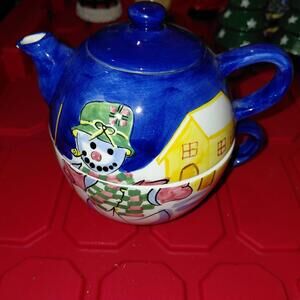 Cordonbleu 2 piece christmas tea set with cup